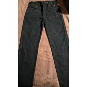 Wrangler Men's Dark Blue Straight Jeans